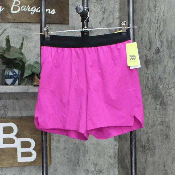 NWT All In Motion Men's Lined Run Shorts 5" 3G8590 M Ravishing Pink - Picture 2 of 5